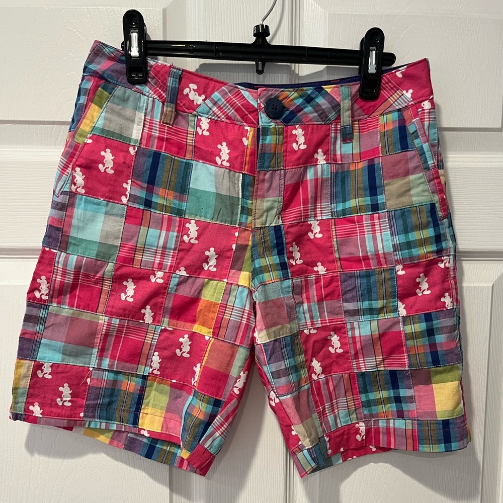 Disney Multicolor Plaid Women’s Shorts